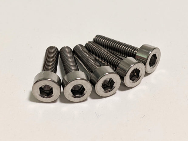 TRACK STAR Titanium 3x12mm Cap Head Screw (5pcs)