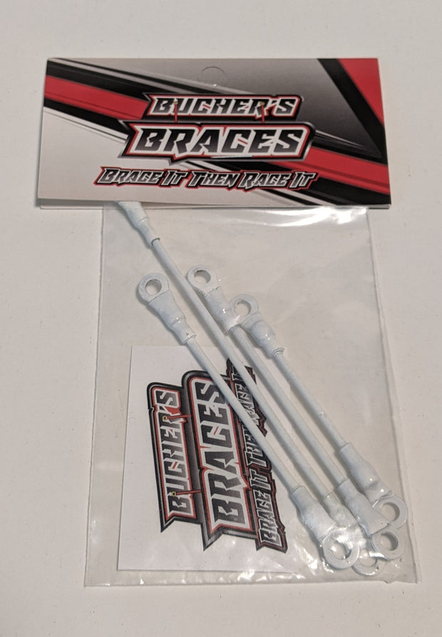 Bucher's Braces for Outlaw Sprint Car - Upper Wing (4pcs) Choose Color