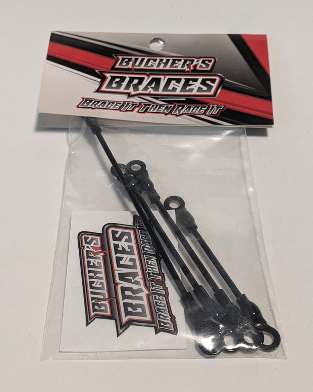 Bucher's Braces for Outlaw Sprint Car - Upper Wing (4pcs) Choose Color