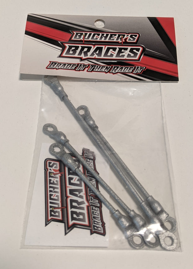 Bucher's Braces for Outlaw Sprint Car - Upper Wing (4pcs) Choose Color