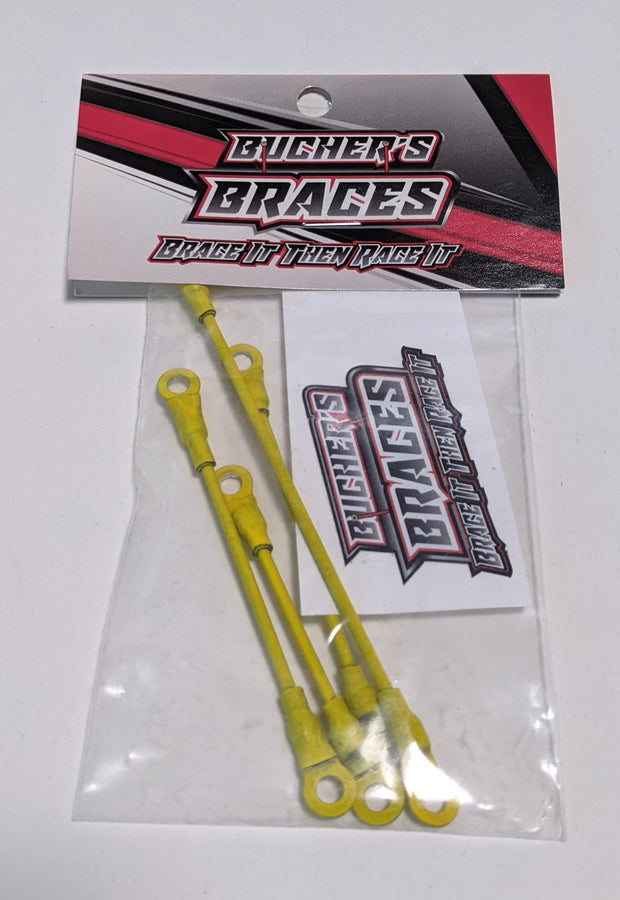 Bucher's Braces for Outlaw Sprint Car - Upper Wing (4pcs) Choose Color