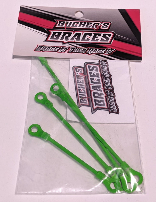 Bucher's Braces for Outlaw Sprint Car - Upper Wing (4pcs) Choose Color