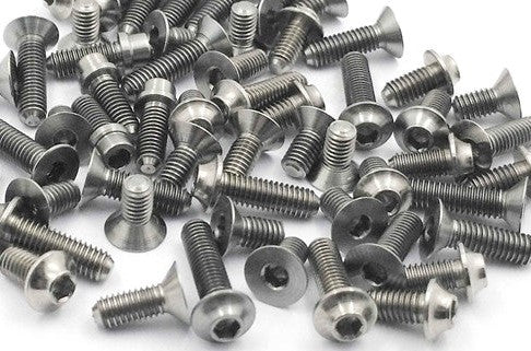 Track Star Titanium Upper Screw Set - Schumacher LD3 ALL (89pcs)