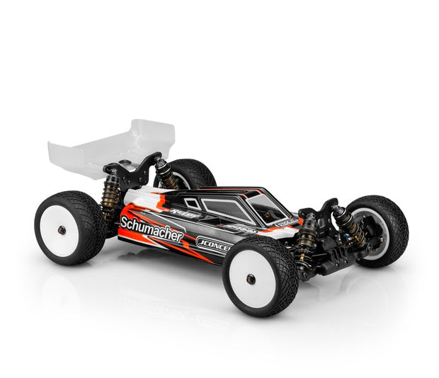 JConcepts 0461L S2 - Schumacher Cat L1 Evo Clear 1/10 Buggy Body w/ Carpet / Turf Wing